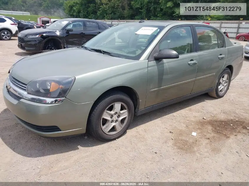 2005 Chevrolet Malibu Ls VIN: 1G1ZT54845F312279 Lot: 42601626