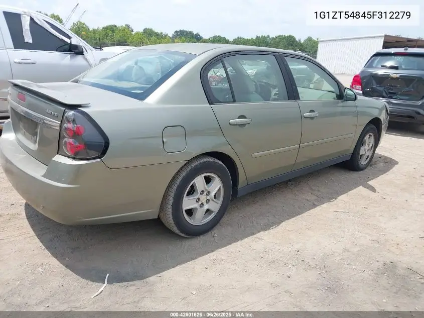 2005 Chevrolet Malibu Ls VIN: 1G1ZT54845F312279 Lot: 42601626