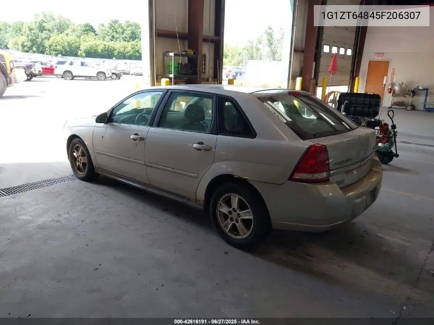 2005 Chevrolet Malibu Maxx Ls VIN: 1G1ZT64845F206307 Lot: 42616191