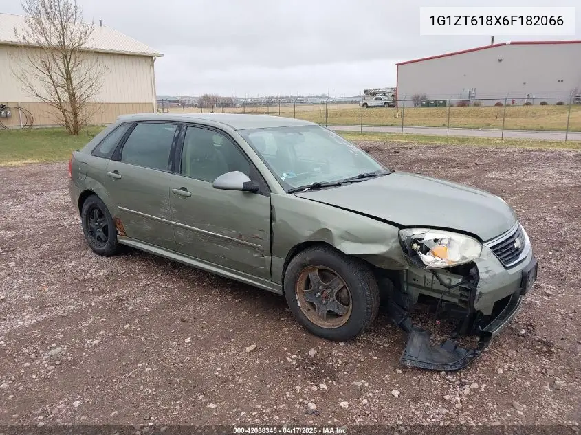 2006 Chevrolet Malibu Maxx Lt VIN: 1G1ZT618X6F182066 Lot: 42038345