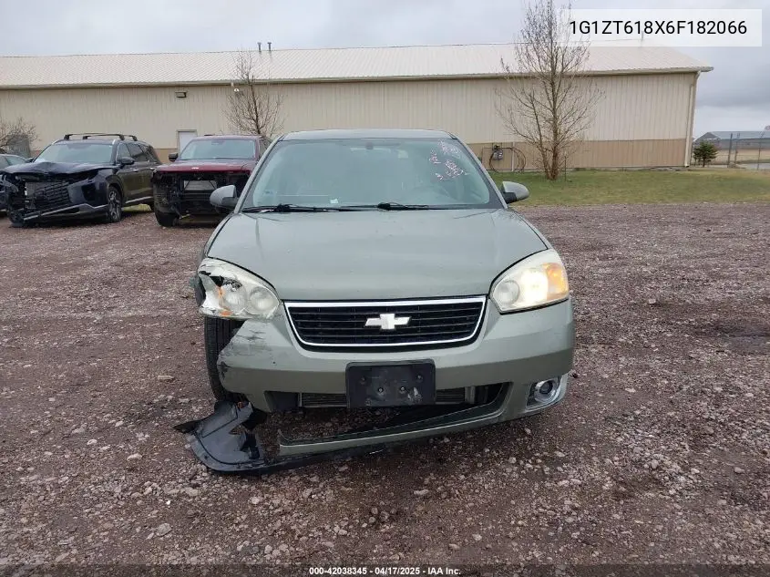 2006 Chevrolet Malibu Maxx Lt VIN: 1G1ZT618X6F182066 Lot: 42038345