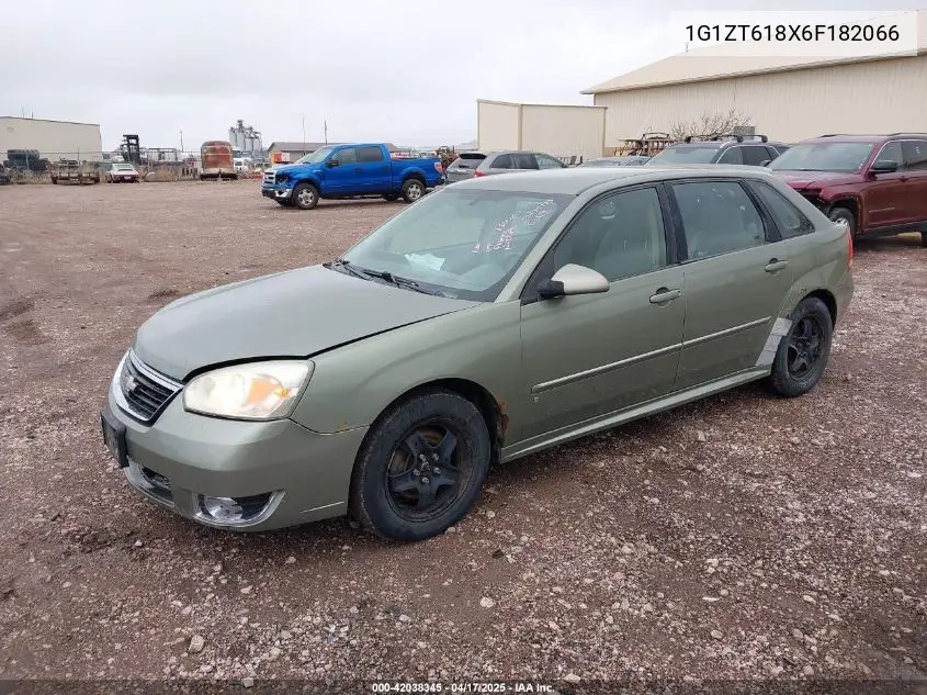 2006 Chevrolet Malibu Maxx Lt VIN: 1G1ZT618X6F182066 Lot: 42038345