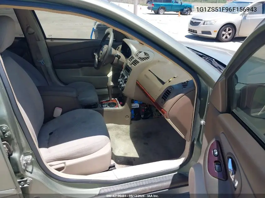 2006 Chevrolet Malibu Ls VIN: 1G1ZS51F96F156943 Lot: 42196481