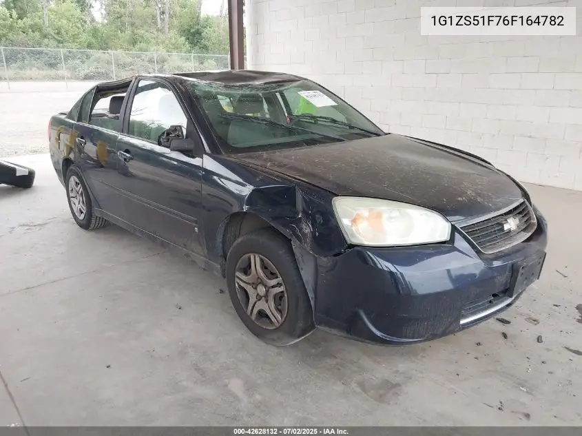 2006 Chevrolet Malibu Ls VIN: 1G1ZS51F76F164782 Lot: 42628132