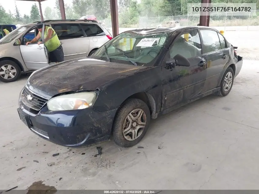 2006 Chevrolet Malibu Ls VIN: 1G1ZS51F76F164782 Lot: 42628132