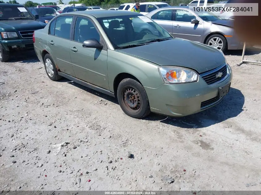 2006 Chevrolet Malibu VIN: 1G1VS53FX6F284041 Lot: 42634550