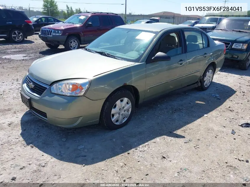 2006 Chevrolet Malibu VIN: 1G1VS53FX6F284041 Lot: 42634550