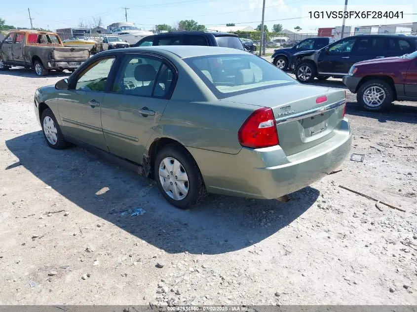 2006 Chevrolet Malibu VIN: 1G1VS53FX6F284041 Lot: 42634550