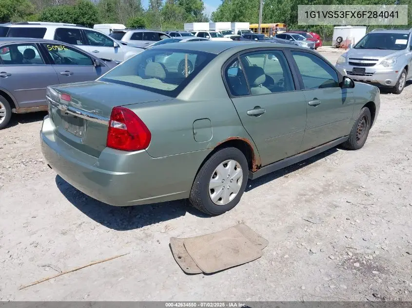 2006 Chevrolet Malibu VIN: 1G1VS53FX6F284041 Lot: 42634550