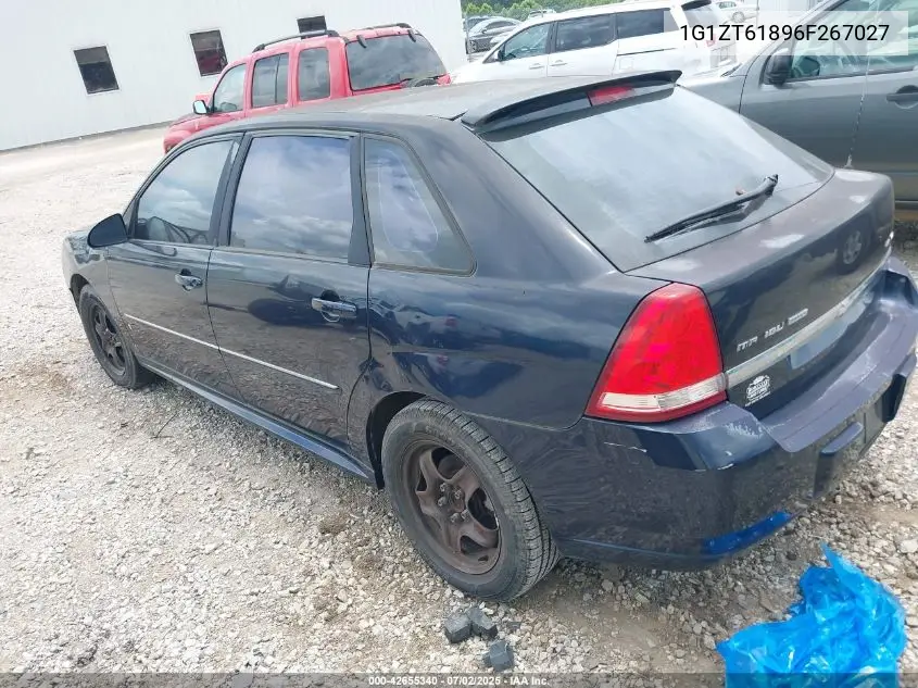 2006 Chevrolet Malibu Maxx Lt VIN: 1G1ZT61896F267027 Lot: 42655340