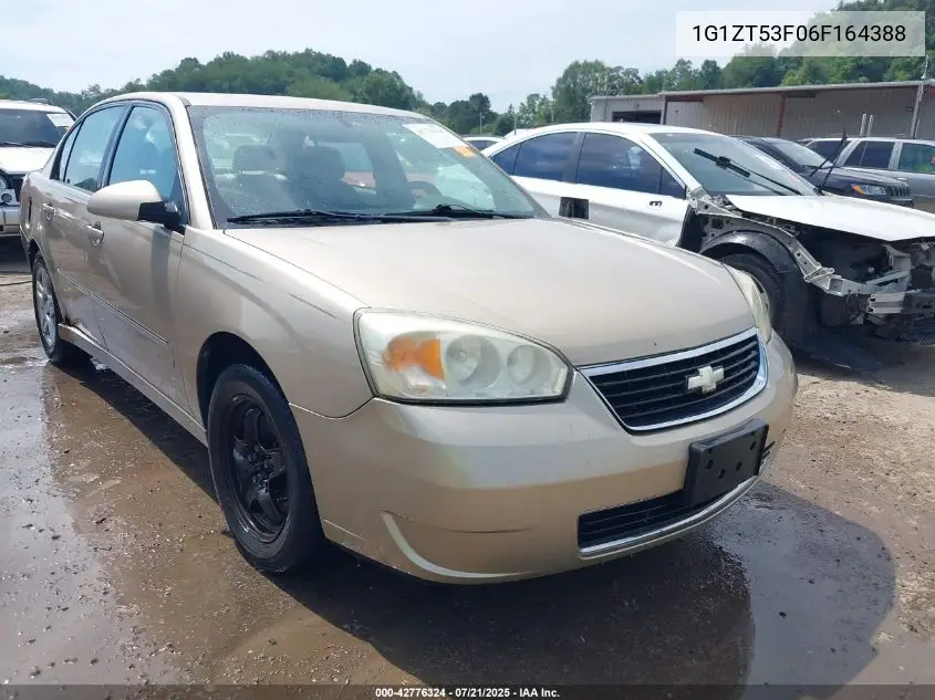 2006 Chevrolet Malibu Lt VIN: 1G1ZT53F06F164388 Lot: 42776324