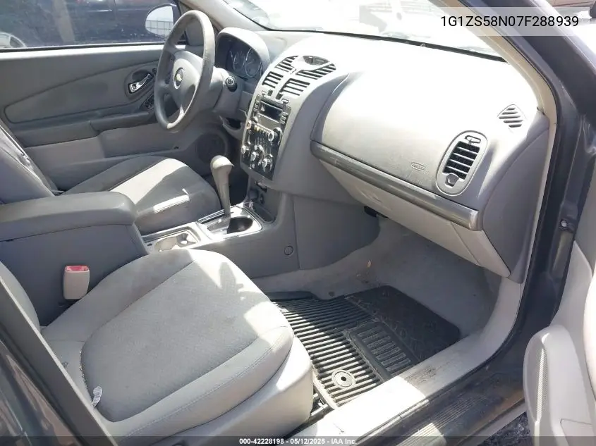 2007 Chevrolet Malibu Ls VIN: 1G1ZS58N07F288939 Lot: 42228198
