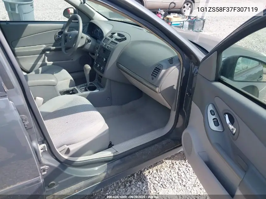 2007 Chevrolet Malibu Ls VIN: 1G1ZS58F37F307119 Lot: 42474300