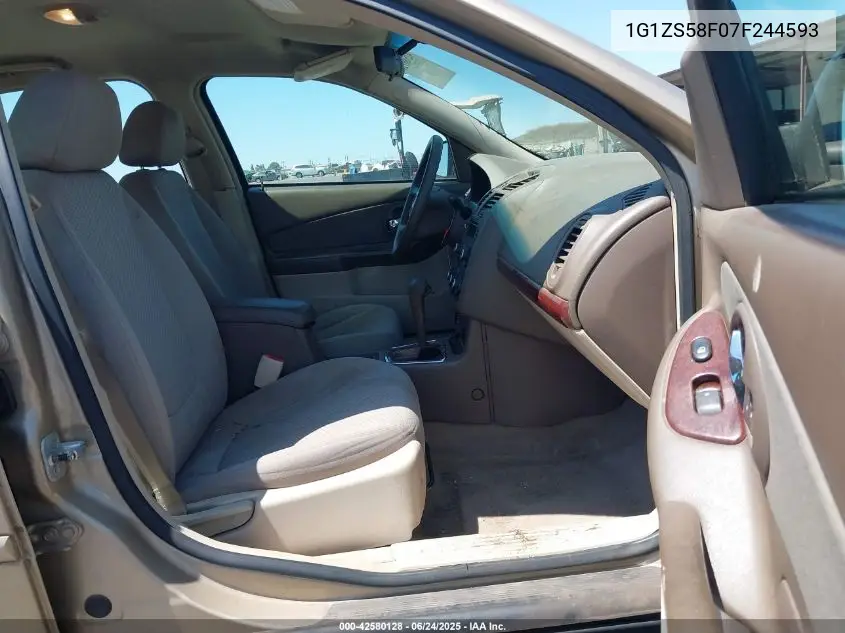 2007 Chevrolet Malibu Ls VIN: 1G1ZS58F07F244593 Lot: 42580128