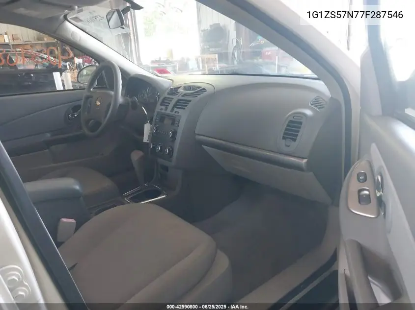 2007 Chevrolet Malibu Ls VIN: 1G1ZS57N77F287546 Lot: 42590800