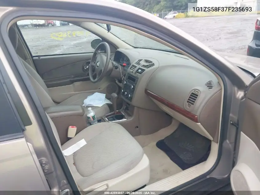 2007 Chevrolet Malibu Ls VIN: 1G1ZS58F37F235693 Lot: 42593857