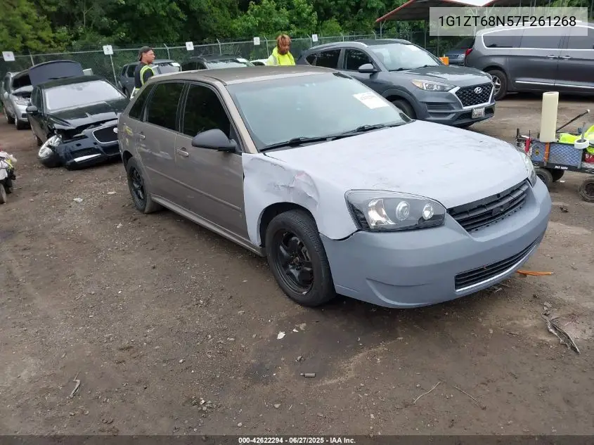 2007 Chevrolet Malibu Maxx Lt VIN: 1G1ZT68N57F261268 Lot: 42622294