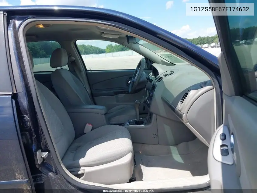 2007 Chevrolet Malibu Ls VIN: 1G1ZS58F67F174632 Lot: 42638338