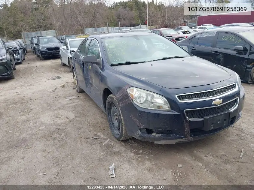 2009 Chevrolet Malibu Ls VIN: 1G1ZG57B69F258369 Lot: 12293425