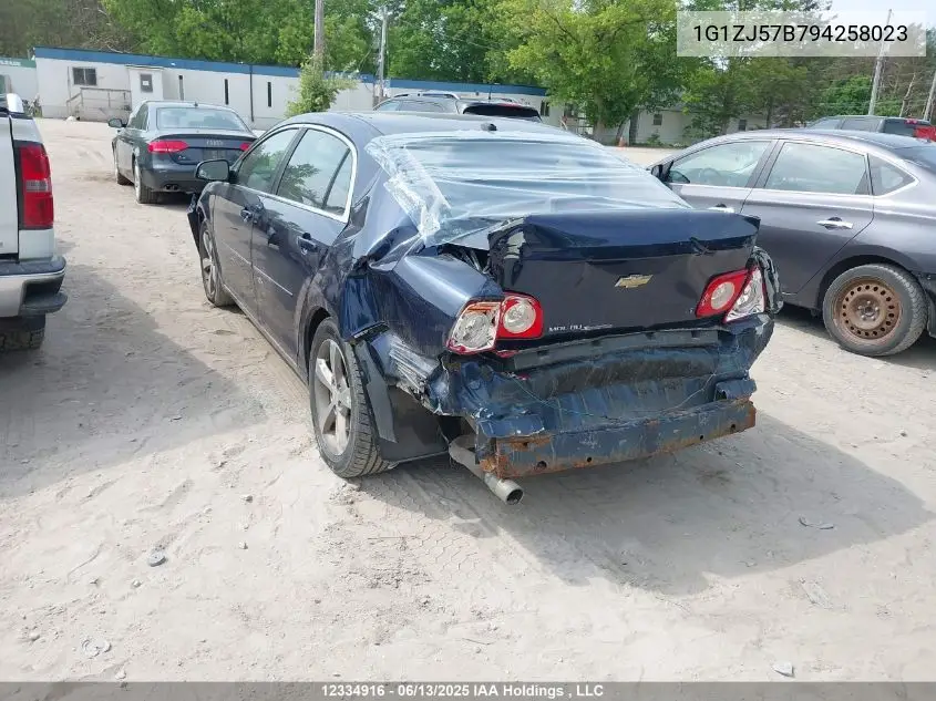 2009 Chevrolet Malibu 2Lt VIN: 1G1ZJ57B794258023 Lot: 12334916