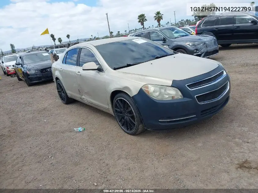 2009 Chevrolet Malibu Lt VIN: 1G1ZH57N194222799 Lot: 42129156
