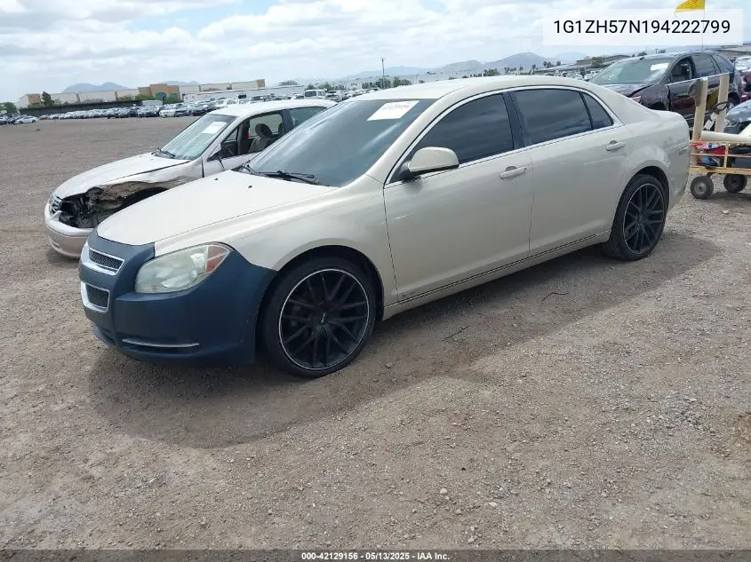 2009 Chevrolet Malibu Lt VIN: 1G1ZH57N194222799 Lot: 42129156