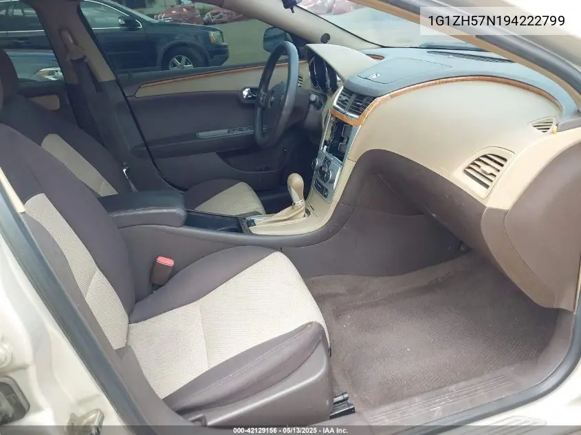 2009 Chevrolet Malibu Lt VIN: 1G1ZH57N194222799 Lot: 42129156