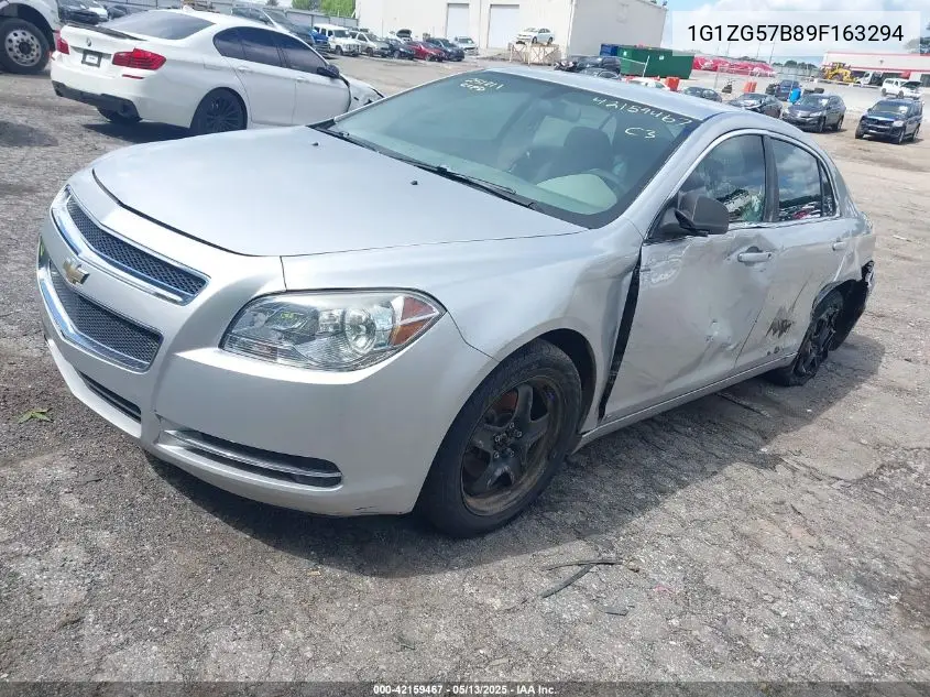 2009 Chevrolet Malibu Ls VIN: 1G1ZG57B89F163294 Lot: 42159467