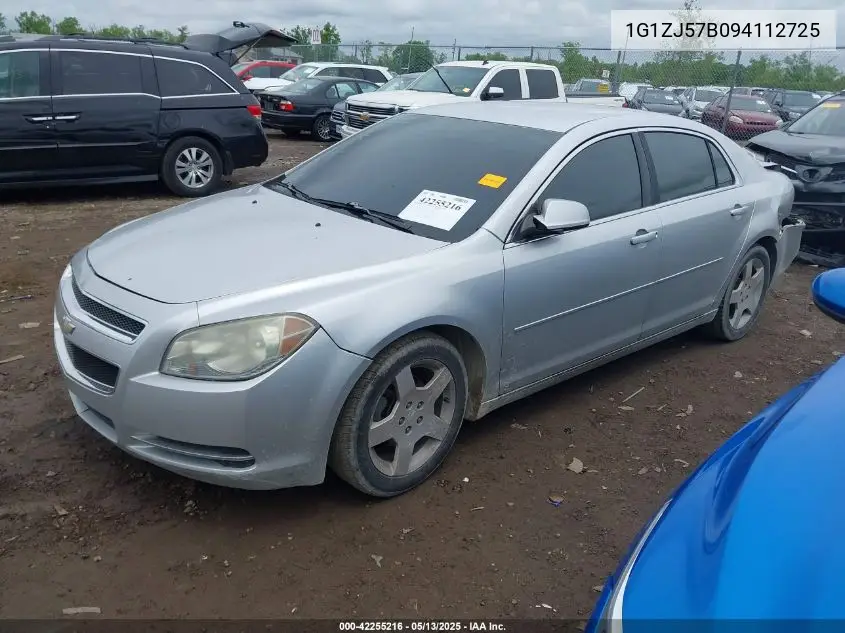 2009 Chevrolet Malibu Lt VIN: 1G1ZJ57B094112725 Lot: 42255216