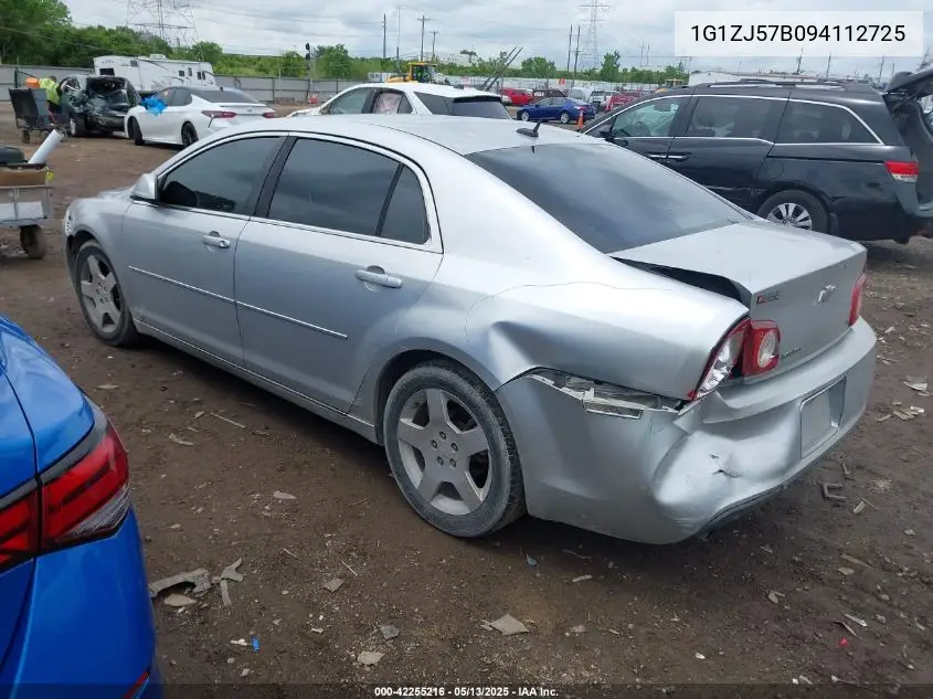 2009 Chevrolet Malibu Lt VIN: 1G1ZJ57B094112725 Lot: 42255216