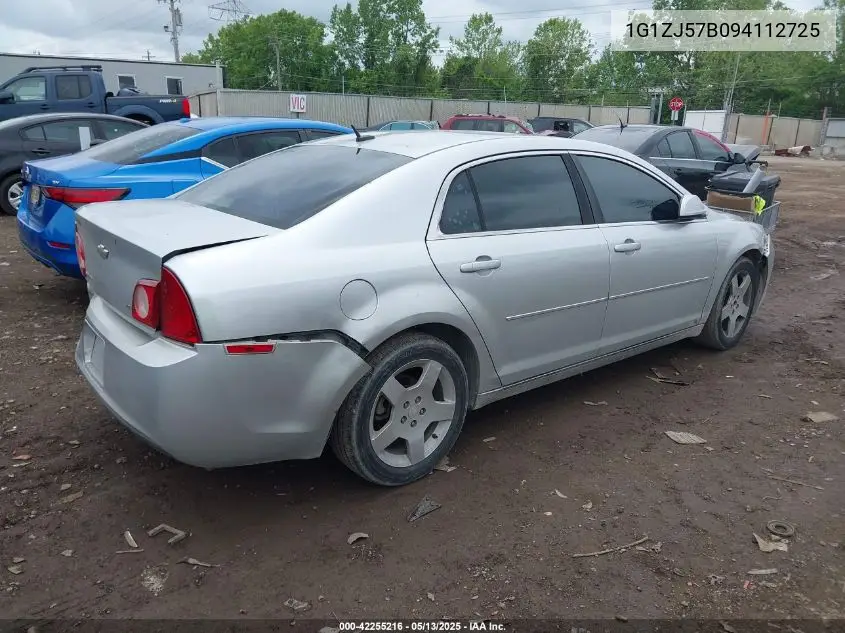 2009 Chevrolet Malibu Lt VIN: 1G1ZJ57B094112725 Lot: 42255216