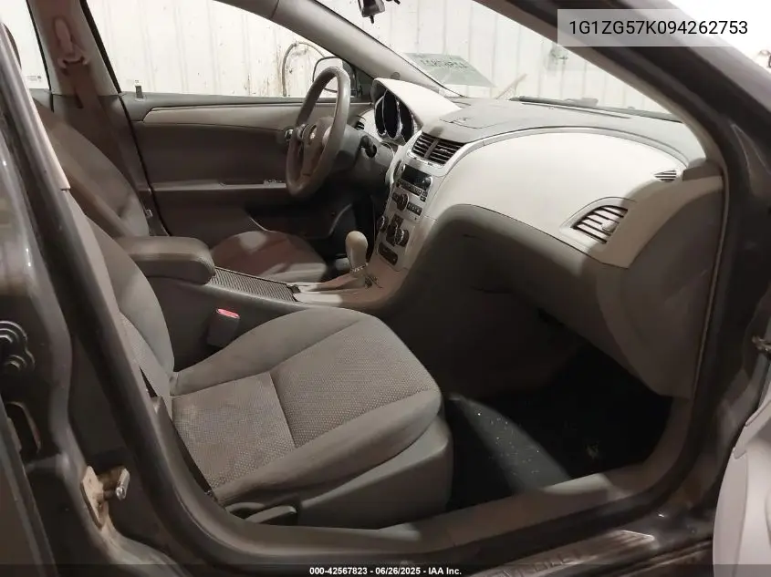 2009 Chevrolet Malibu Ls VIN: 1G1ZG57K094262753 Lot: 42567823