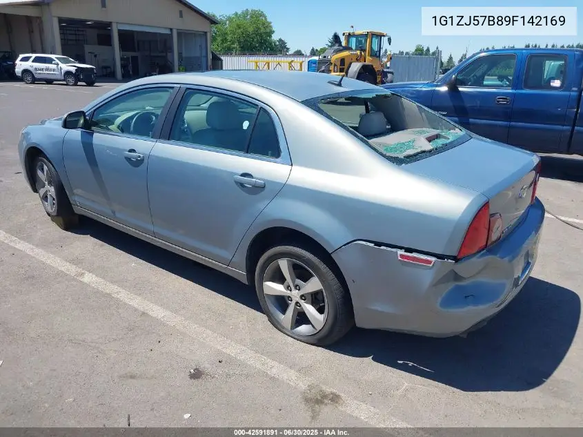 2009 Chevrolet Malibu Lt VIN: 1G1ZJ57B89F142169 Lot: 42591891