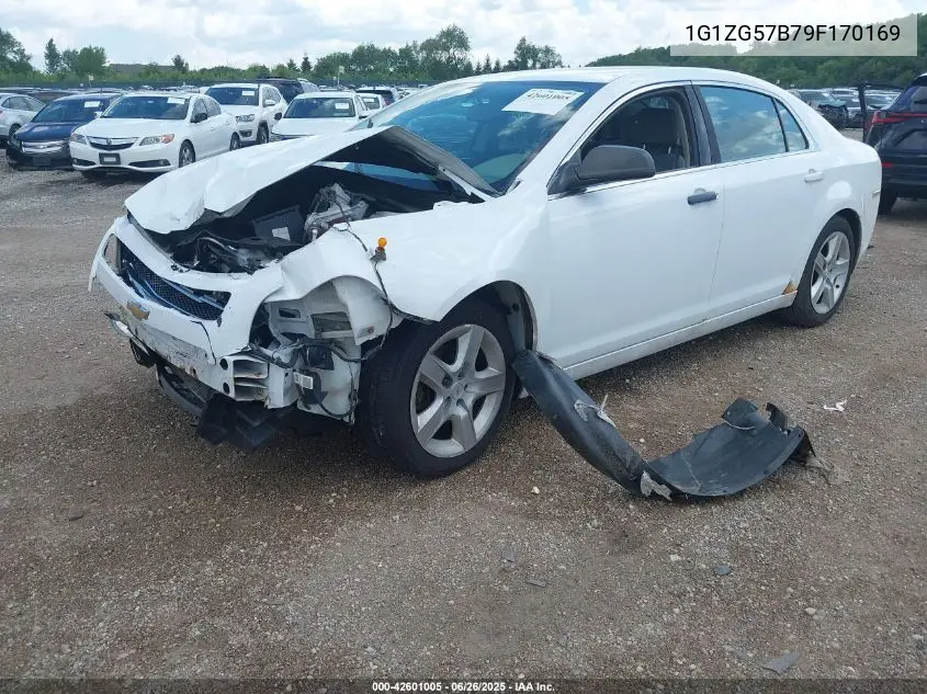 2009 Chevrolet Malibu Ls VIN: 1G1ZG57B79F170169 Lot: 42601005