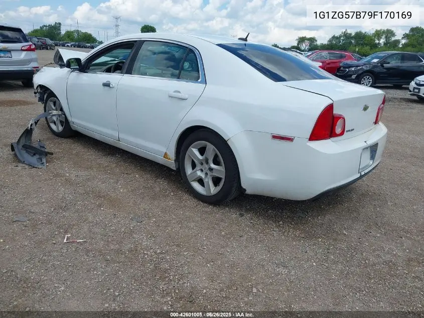 2009 Chevrolet Malibu Ls VIN: 1G1ZG57B79F170169 Lot: 42601005