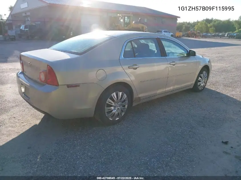 2009 Chevrolet Malibu Lt VIN: 1G1ZH57B09F115995 Lot: 42786549