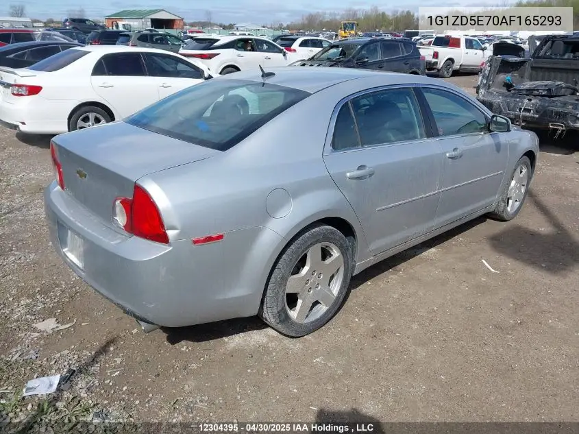 2010 Chevrolet Malibu 2Lt VIN: 1G1ZD5E70AF165293 Lot: 12304395