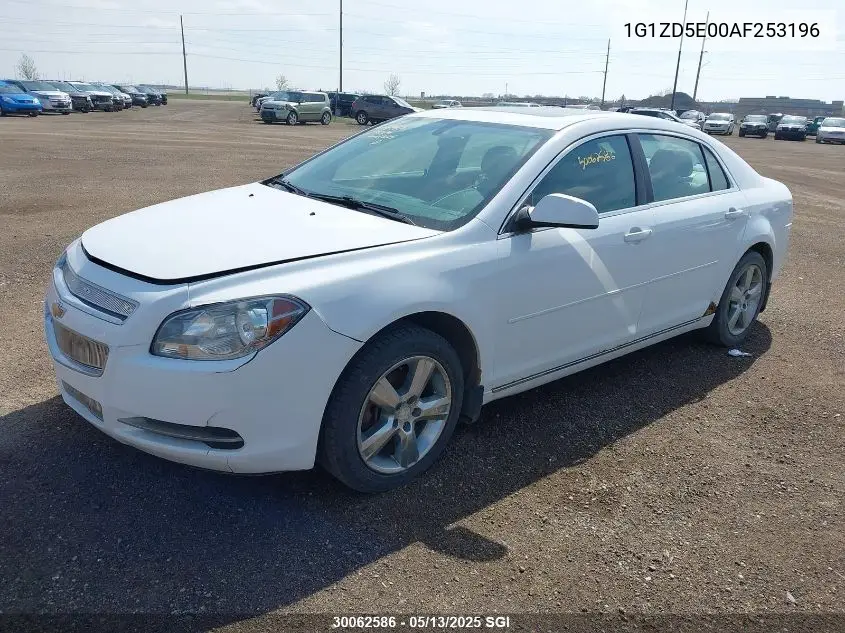 2010 Chevrolet Malibu 2Lt VIN: 1G1ZD5E00AF253196 Lot: 30062586
