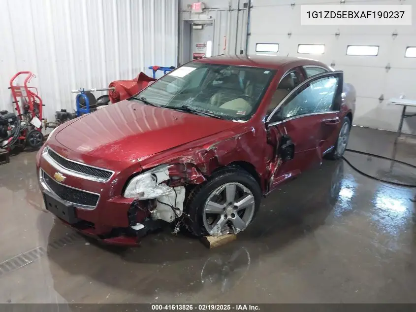 2010 Chevrolet Malibu Lt VIN: 1G1ZD5EBXAF190237 Lot: 41613826