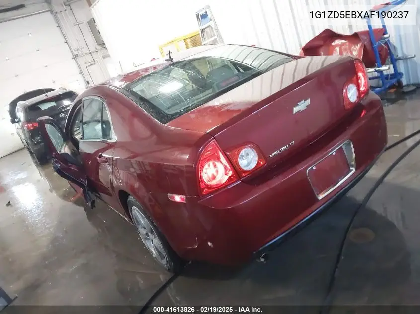 2010 Chevrolet Malibu Lt VIN: 1G1ZD5EBXAF190237 Lot: 41613826