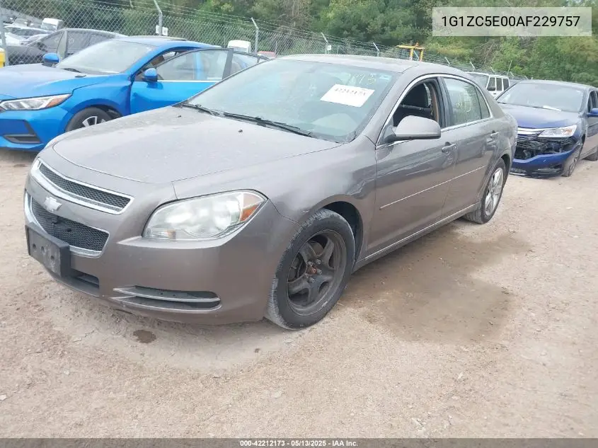 2010 Chevrolet Malibu Lt VIN: 1G1ZC5E00AF229757 Lot: 42212173