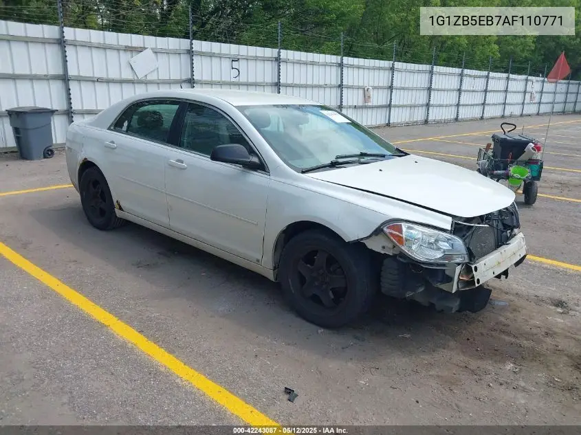 2010 Chevrolet Malibu Ls VIN: 1G1ZB5EB7AF110771 Lot: 42243087