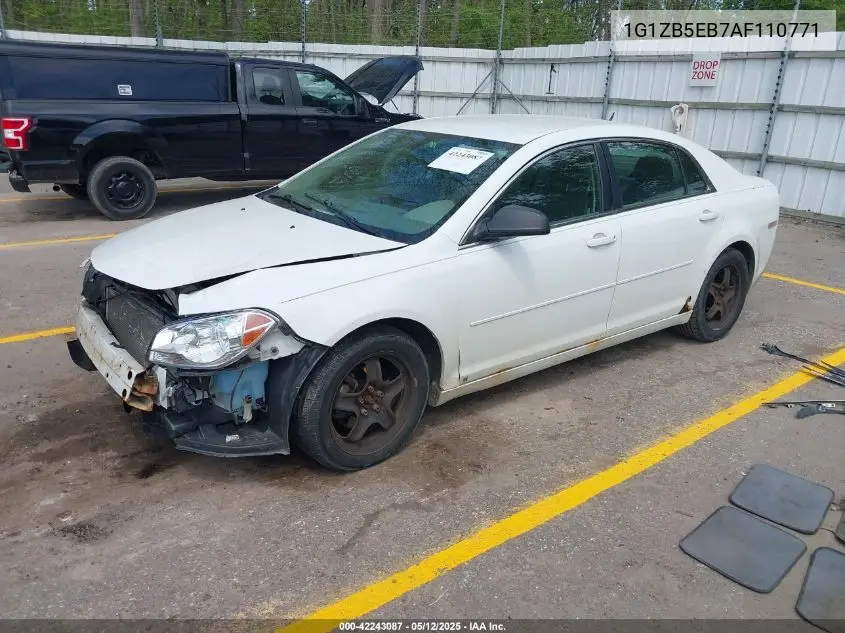2010 Chevrolet Malibu Ls VIN: 1G1ZB5EB7AF110771 Lot: 42243087