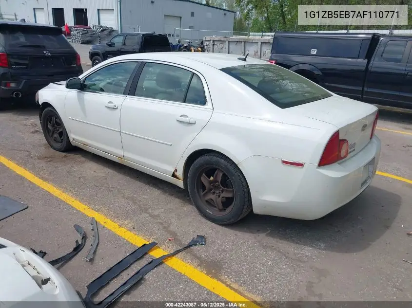 2010 Chevrolet Malibu Ls VIN: 1G1ZB5EB7AF110771 Lot: 42243087