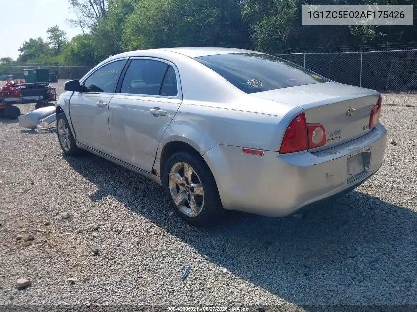 2010 Chevrolet Malibu Lt VIN: 1G1ZC5E02AF175426 Lot: 42606921