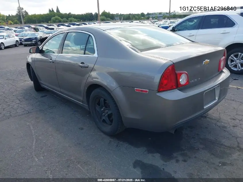 2010 Chevrolet Malibu Lt VIN: 1G1ZC5EB1AF296840 Lot: 42805867