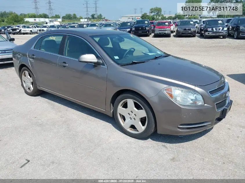 2010 Chevrolet Malibu Lt VIN: 1G1ZD5E71AF311748 Lot: 42810606