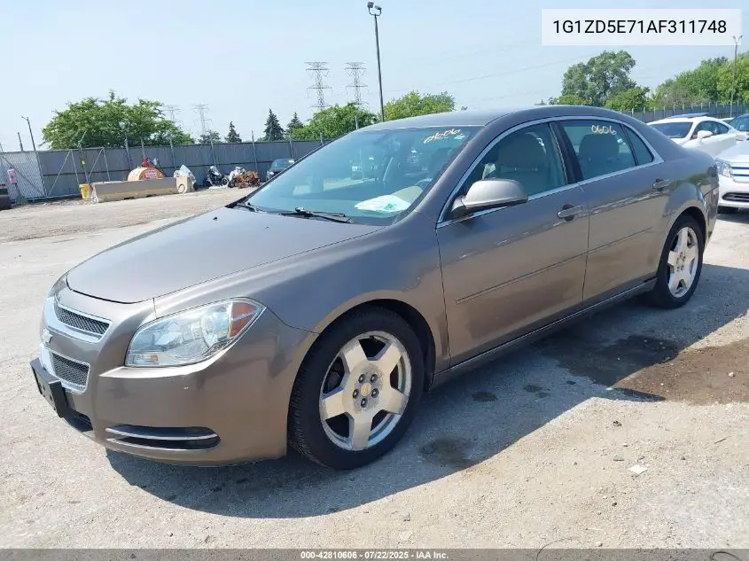 2010 Chevrolet Malibu Lt VIN: 1G1ZD5E71AF311748 Lot: 42810606