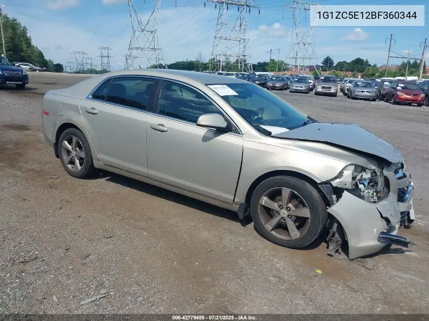 2011 Chevrolet Malibu 1Lt VIN: 1G1ZC5E12BF360344 Lot: 42779459