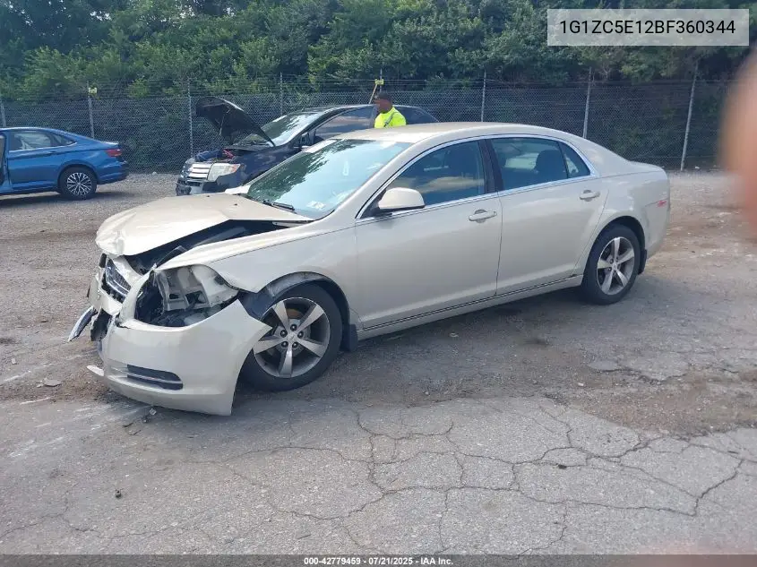 2011 Chevrolet Malibu 1Lt VIN: 1G1ZC5E12BF360344 Lot: 42779459